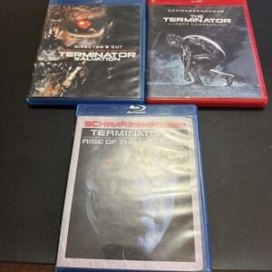 Lot Of Three Terminator Blu-Ray DVD's